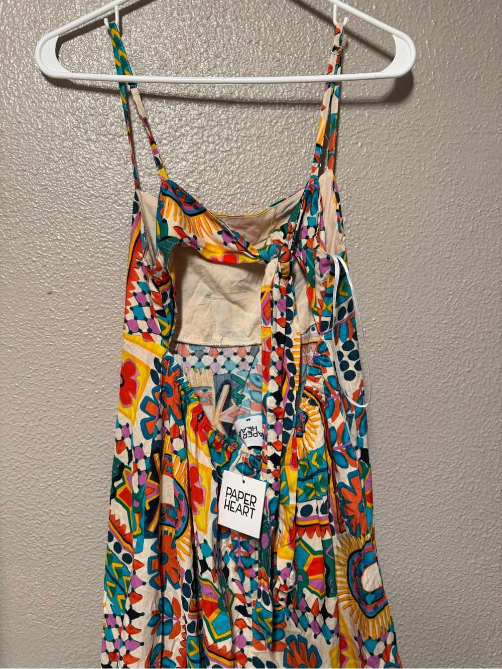 Boho Floral Patchwork Maxi Dress - Yellow Multi - Picture 3 of 4